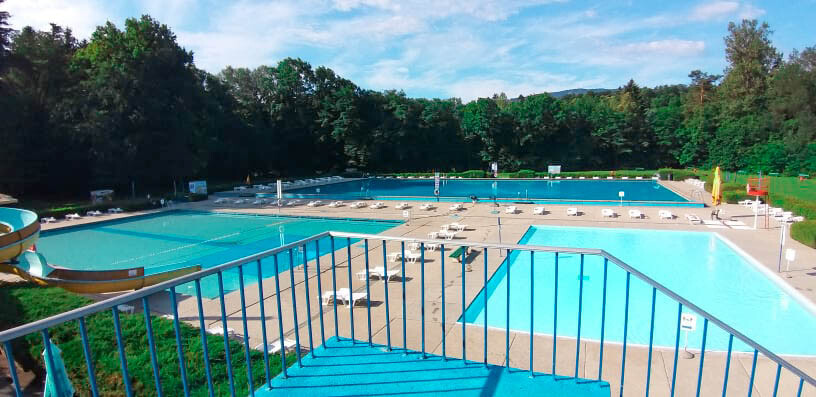 Kopališče Mariborski otok - ležalniki