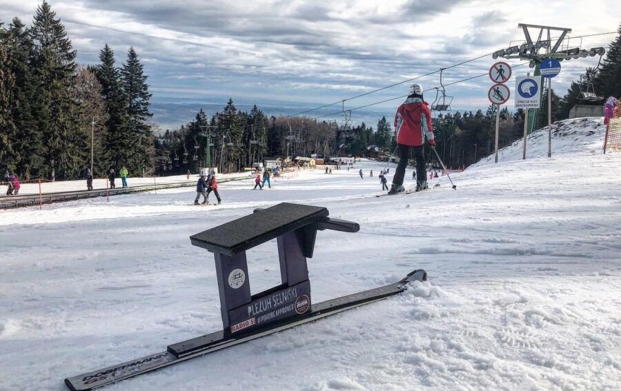 Spust s pležuhi po mariborskem pohorju
