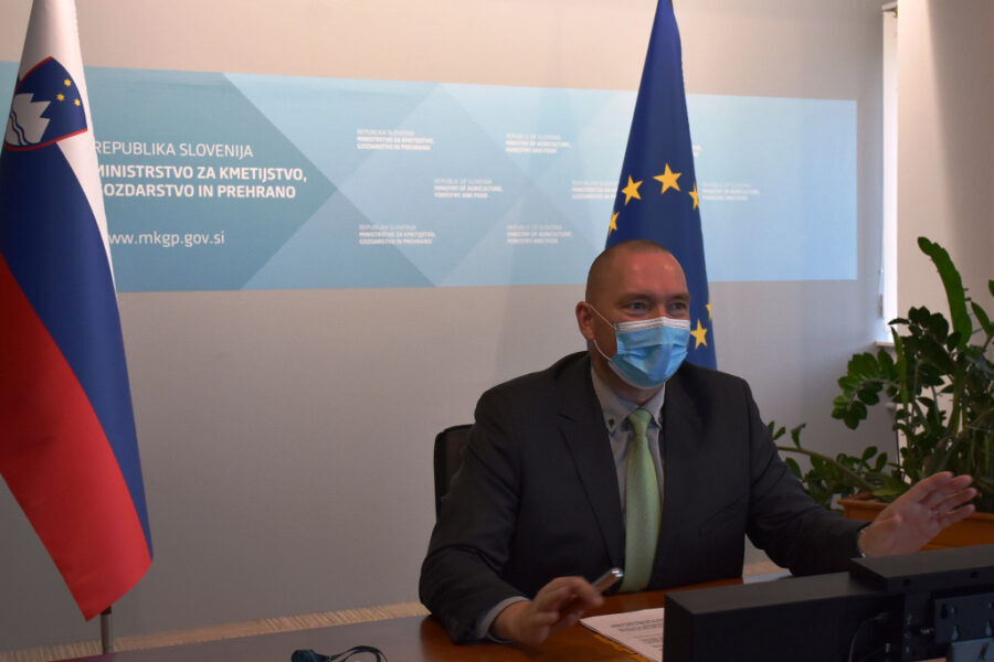 Minister dr. Podgoršek s komisarjem EU za kmetijstvo in razvoj podeželja o vsebinah Slovenije v času predsedovanja Svetu EU