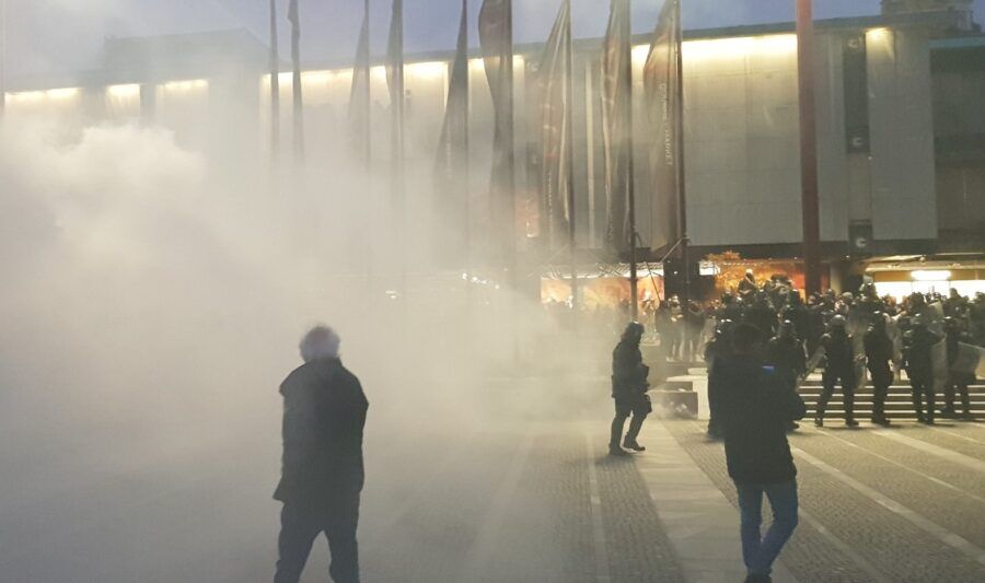 Nasilni protesti v Ljubljani novembra 2020. Za proteste odgovoren tudi mariborčan