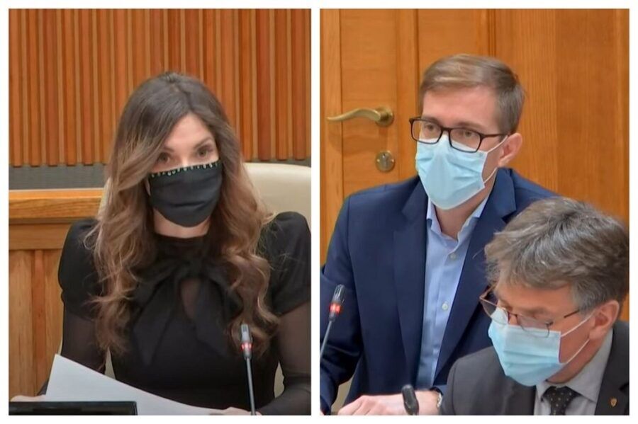 Eva Irgl, in Marko Koprivc