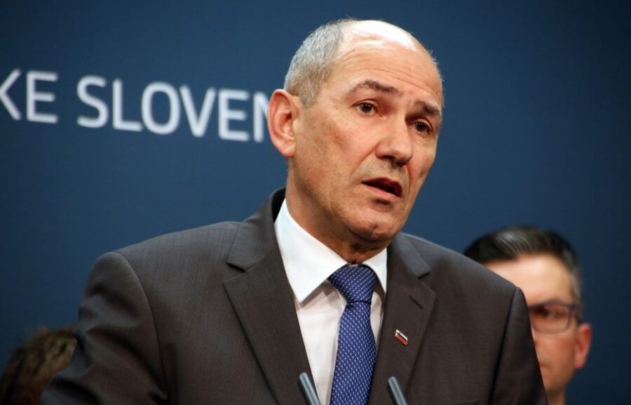 Janez Janša, govor