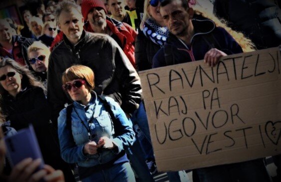 protest maribor mediji