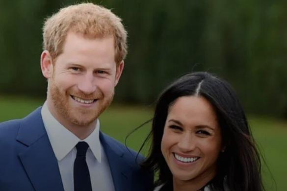 Princ Harry in Meghan Markle