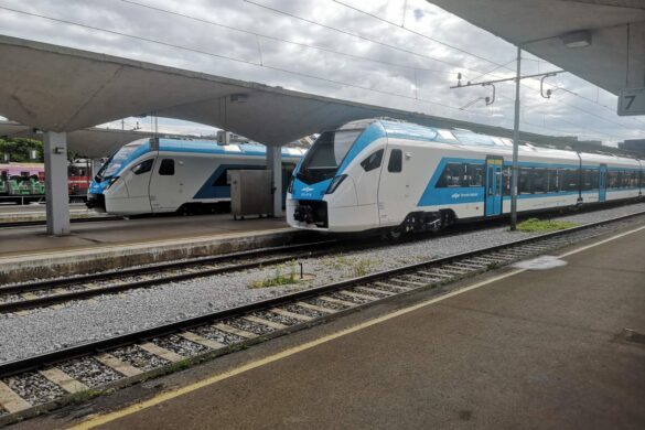 Slovenske železnice - 1. vožnja stadler elektro Flirt