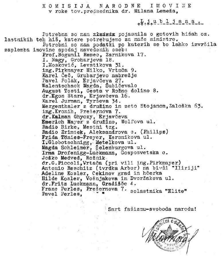 nepremičnine komunistov