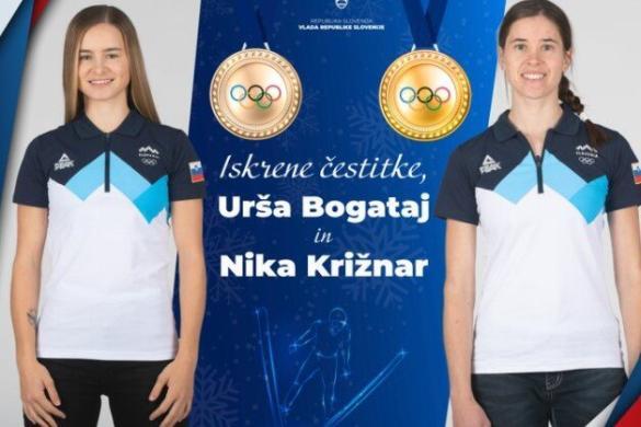 Nika Križnar in Urška Bogataj