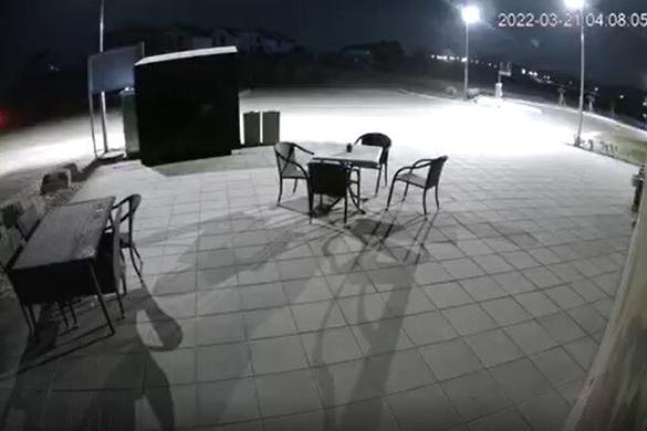 Poglejte kako so v Sveti Trojici razstrelili bankomat