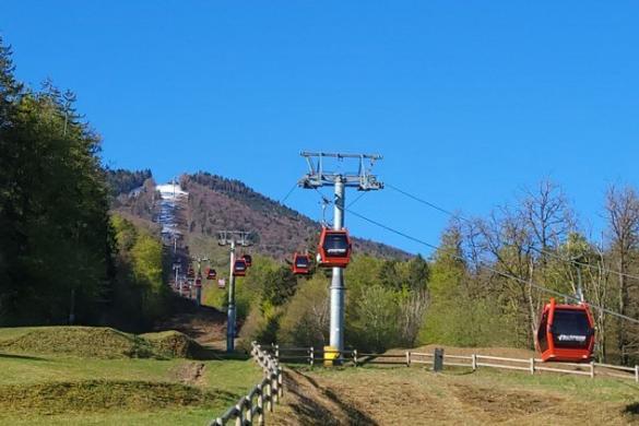 Mariborsko Pohorje vzdrževalna ndela na krožni kabinski žičnici