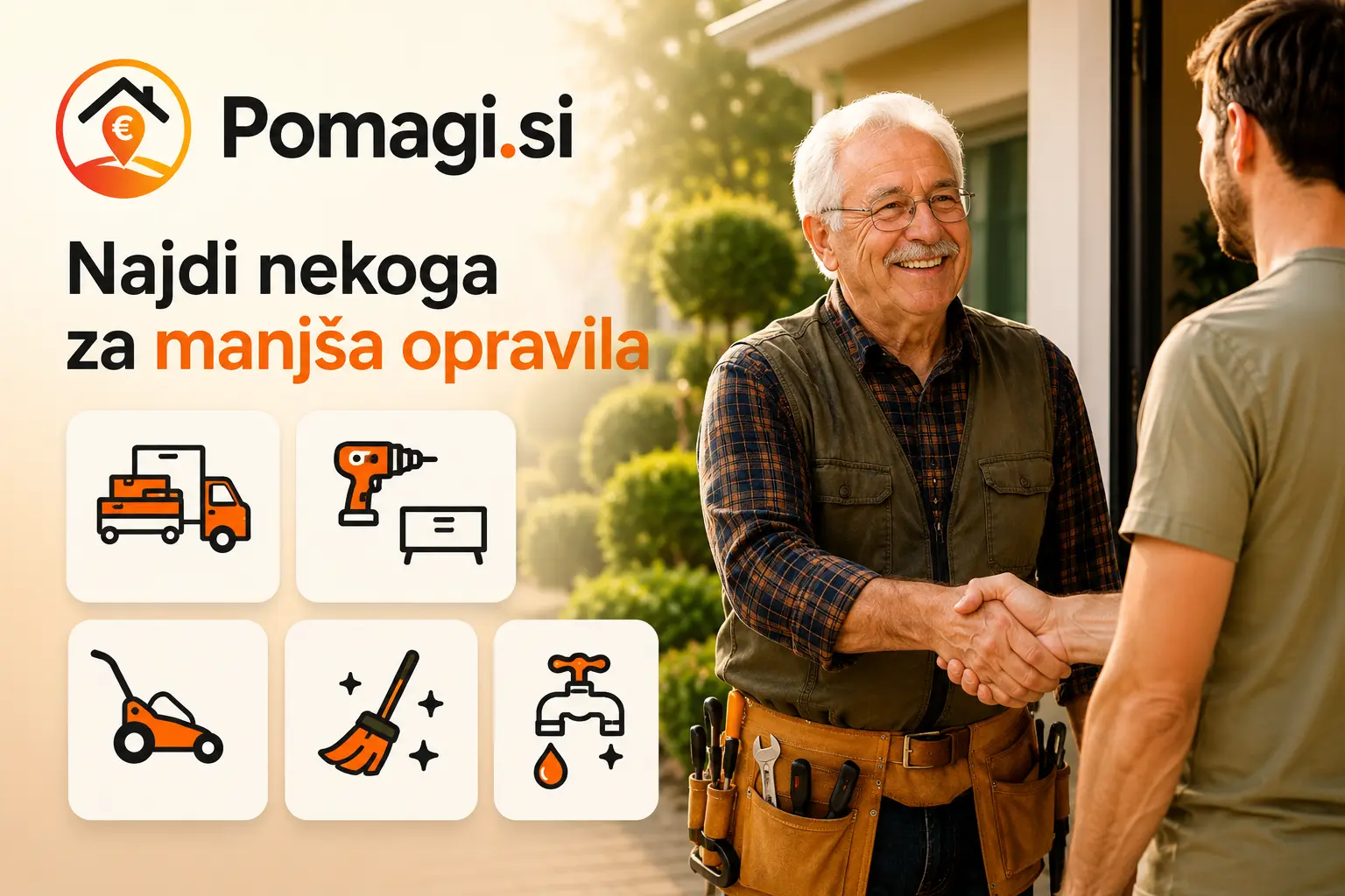 Pomagi.si povezuje uporabnike s pomočniki za manjša opravila